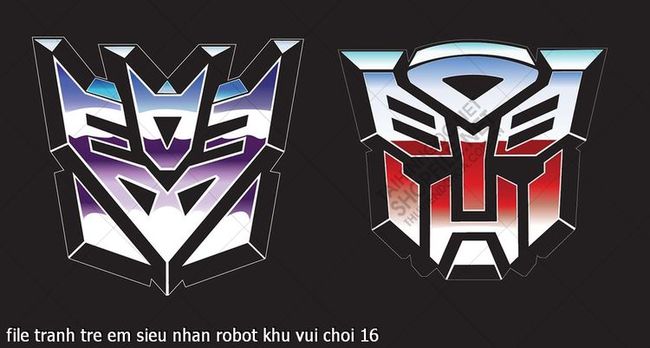 file tranh tre em sieu nhan robot khu vui choi 16
